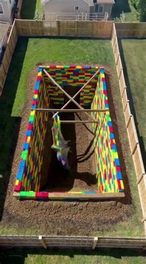 Built a Hidden Bunker Using Toy Cubes (Insane Result)