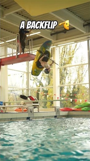 Kayaking of a diving board ? #kayaking
