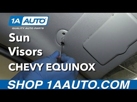 How to Remove Sun Visor 05-09 Chevy Equinox