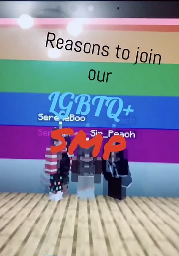 We hope you consider joining!!! The ip is in our bio!! #LGBTQ #lgbtqminecraft #smp #joinus #fyp #viral #lgbtqmatter #pride