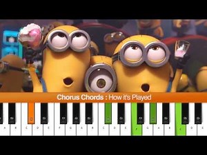 How To Play "Happy" Despicable Me 2 Theme (Pharrel Williams) Piano Tutorial