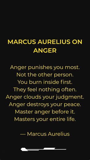Marcus Aurelius On Anger