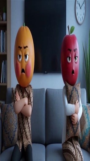 Mama Apple & Papa Orange Just Got Home From Their Honeymoon And Immediately Started Fighting