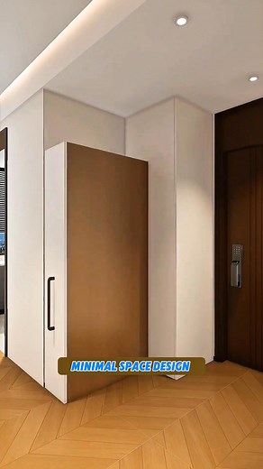 Transform your narrow entry into a functional, stylish storage zone with a smart multi-layer shoe and essentials system. A tall cabinet for daily items, hidden suitcase space, fridge-style side doors for small accessories, and a double-tier shoe setup keep everything organized and clutter-free. Pull-out racks double storage, while a full-length mirror and foldable stool add comfort and convenience for everyday use. Designed for compact homes that prioritize efficiency, clean aesthetics, and seam