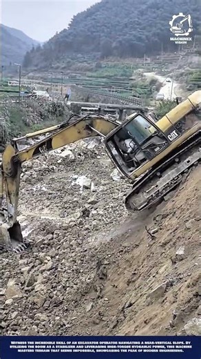 Excavator Steep Slope Navigation: Mastering Vertical Descent with Precision Engineering