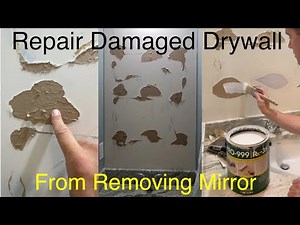 Repair Torn or Damaged Drywall FAST & EASY!!! (Part 1)