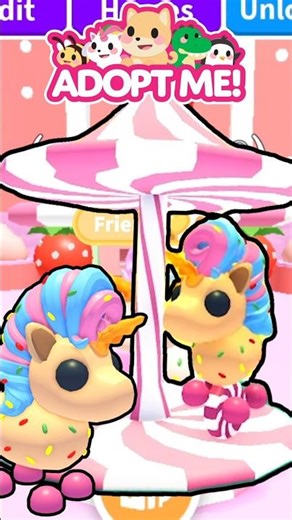 Candicorn Sweet Carousel Trick! Adopt Me Candicorn Cool Trick! #adoptme #adoptmeroblox