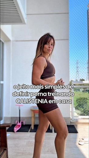Treino de pernas com calistenia em casa 🔥💪🏻