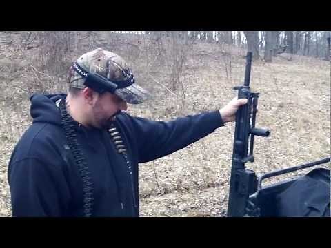 HK 21 Rifle H&K-21 and 21K Belt Fed Machine 308 First Shots