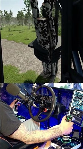 FS25 Forestry: Tigercat Loader Unloads the Forwarder — Roadside Log Stacking 🌲✅