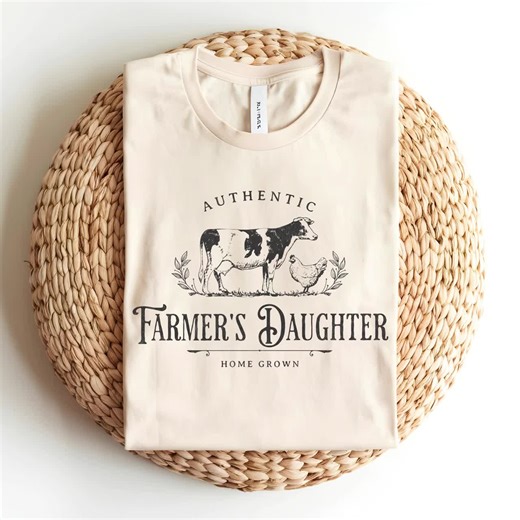Vintage Farming Sweatshirt for Farm Daughter, Farm Lover Gift, Cow Dairy Farm Hoodie, Country Girl Tshirt, Dairy Farm Sweater, Chicken Tee - Etsy
