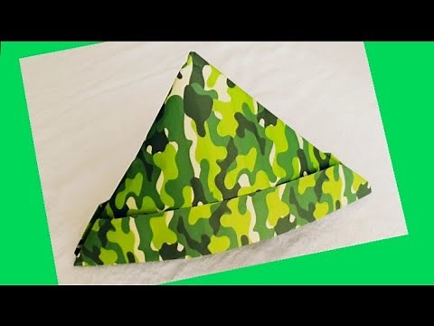 CHAPÉU DE SOLDADO - Dobradura - 7 de Setembro - Independência do Brasil - Semana da Patria