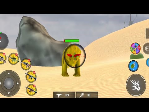 Dino Hunting Shooting Gameplay Walkthrough Part #1 (Android,IOS)