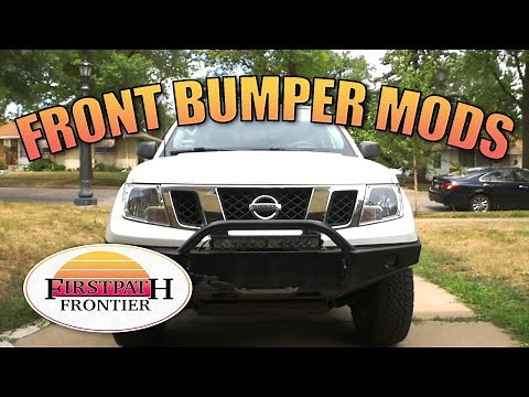 My front bumper mods and accessories on my Nissan Frontier.