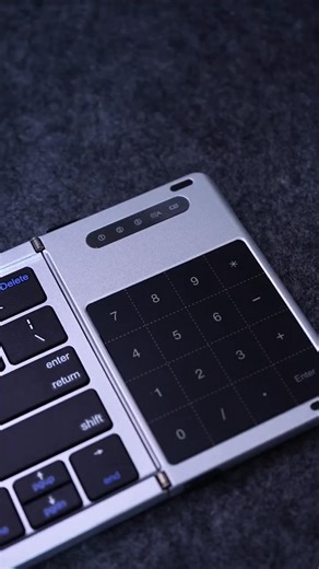 A foldable keyboard with Bluetooth connectivity for business trips, travel, and office work. #foldablekeyboard #Bluetoothkeyboard #portablekey #businesstripoffice | Entertainment shows | Facebook