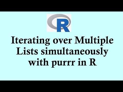R programming tutorial | Iterating over Multiple Lists simultaneously with purrr in R