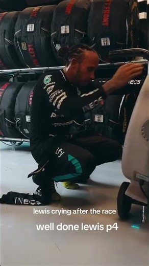 Lewis Hamilton Crying after Last Race