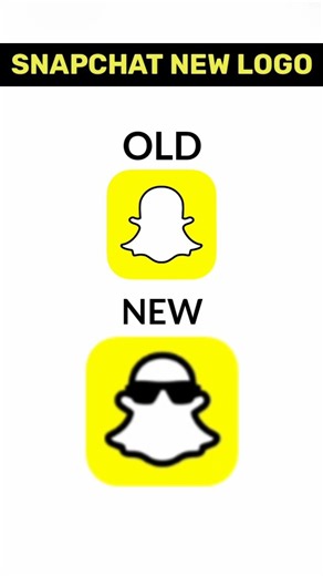 Snapchat new logo || Snapchat Ghost logo