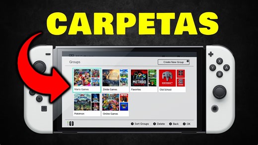 🔥 Cómo crear carpetas 🔥 en Nintendo Switch para tus juegos (nueva función)