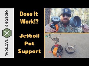 Does It Work!? Jetboil Pot Support + MSR Stove Better!?