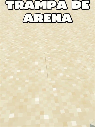 TRAMPA DE ARENA #minecraft #gameplay #curiosidades #survival #parati #minecraftcuriosidades #viral #multiplayer #fyp #minecrafttutorial