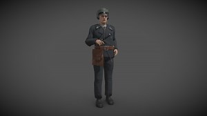 German Panzer Commander. WWII - 3D model by Museum of the Second World War (@wwIImuseum)