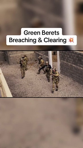 Green Berets Conduct Room Clearing Drills