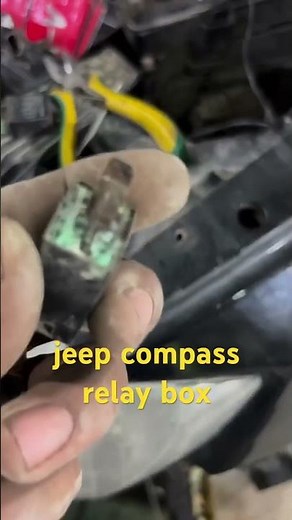 Jeep compass relay box ,,fan high speed problem #car #repair #jeep #jeepcompass #automobile