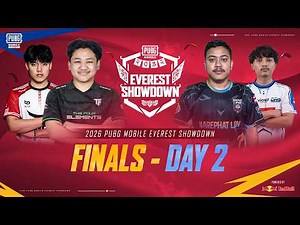 2026 PUBG MOBILE EVEREST SHOWDOWN Finals | Day 2 | Everest ko naya champion