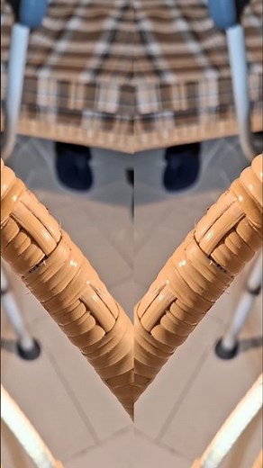 Rattan Pattern Weaving On Chair Metal Frames