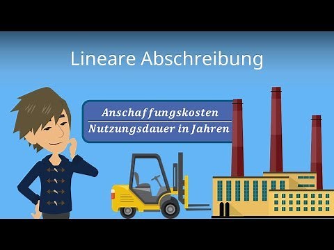 Lineare Abschreibung buchen - Einfache Erklärung der Berechnung & Formel am Beispiel!