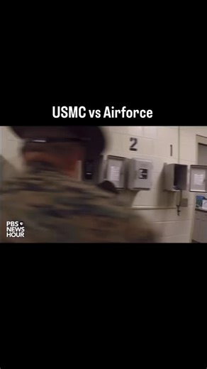 Arriving at basic training Marines vs Air Force 💀 #fyp #airforce #marines #discipline #viralreels | Barack_official1