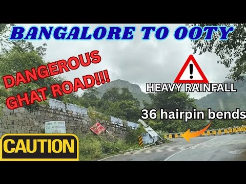 Dangerous Ooty Road via Masinagudi | Kalhatty Ghat Road |Accident Prone | 36 Hairpin bends