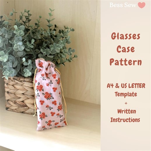 Easy Glasses Case Sewing Pattern - Sunglasses Case Pattern - PDF Download With Written Instructions - Beginner Friendly - DIY Gift - Etsy Canada