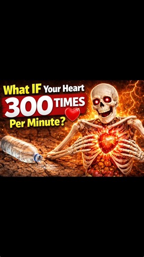 What would happen if your heart suddenly beat 300 times per minute? ❤️