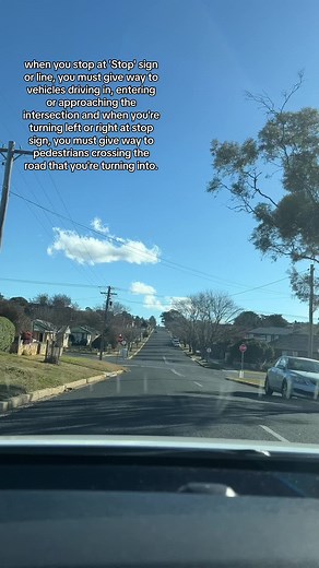 Driving Tips: Giving Way at Stop Signs and Intersections