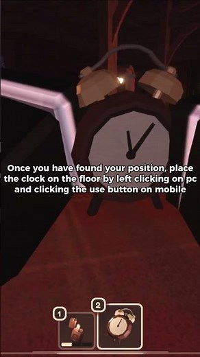 How to use the clock in door 50 ⏰ #robloxdoors #doors #roblox #doorsroblox