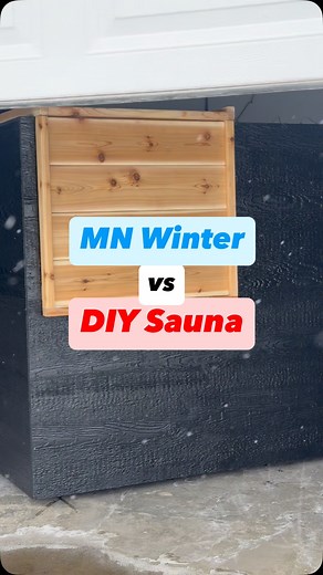 5.1K views · 985 reactions | How will the DIY Sauna handle the MN cold? Let's find out! Drop Q's below  #diy #sauna #diysauna | DIY Cold Plunge | Facebook