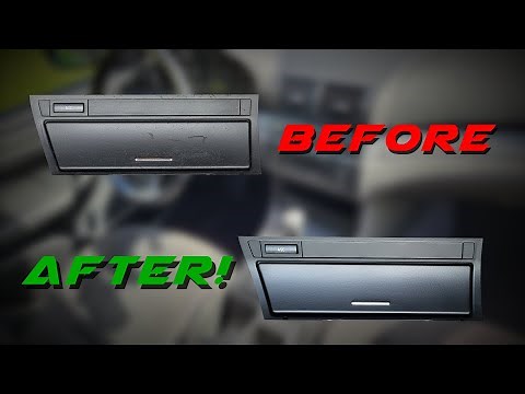 How to remove soft touch coating from plastic parts HUGE TRANSFORMATION! WITH FINAL RESULTS!