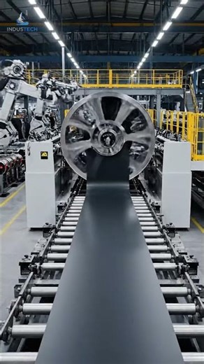 How Lithium Batteries Are Made ⚙️ | Inside a Modern Factory #shorts