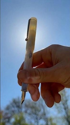 ⛅️Writing on Cloud 9 with the Edison Newark Magellanic Clouds fountain pen