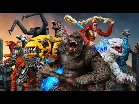 KONG x GODZILLA: Epic Monsters Battle | Stop-motion fight series