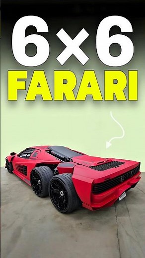 This 6-Wheel Ferrari Beast Will Blow Your Mind!