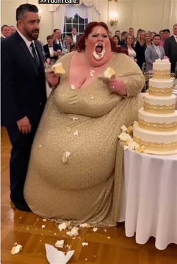 Bride destroys her WEDDING CAKE!