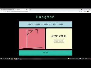 Hangman In GUI JavaScript With Source Code | Source Code & Projects