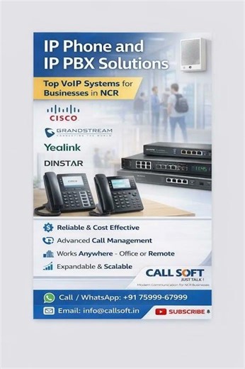IP Phone & IP PBX Solutions in NCR | Cisco, Grandstream, Yealink, Dinstar