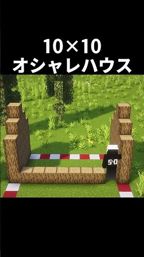 [Minecraft] Quick and Stylish 10x10 Build #shorts #minecraft