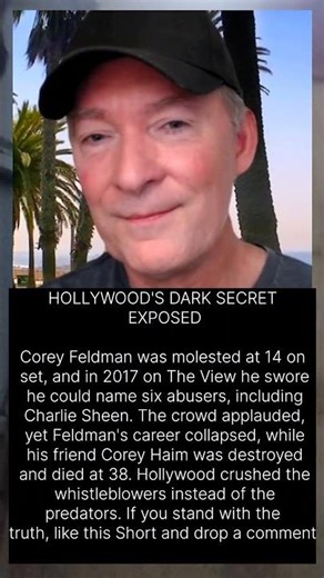 Corey Feldman accused Hollywood abuse cover-up; Haim died; whistleblowers crushed.#ytshorts