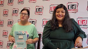 Megan Williams and Diana Ramirez of the Sevier County Community Navigator Program came by to discuss several educational events for small business owners taking place during the month of October. | Ed 88