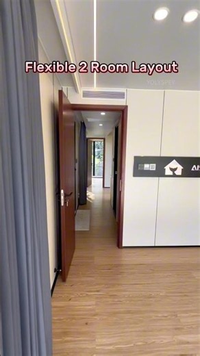 Inside a 2 Room Modular Home